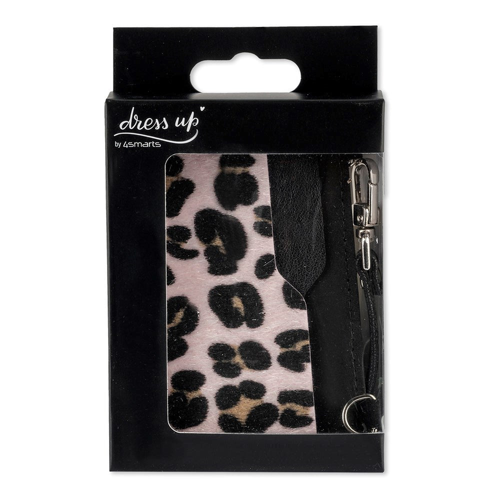 4Smarts DressUP Mobilholder m. Stropp & Kortholder - Leopard