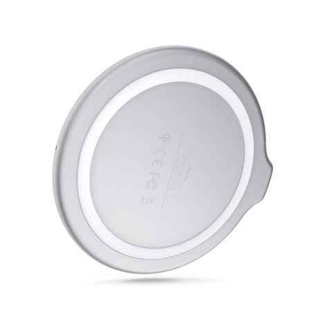 VONMÄHLEN Aura - The Wireless Charging Pad - 15W - Hvit / Sølv