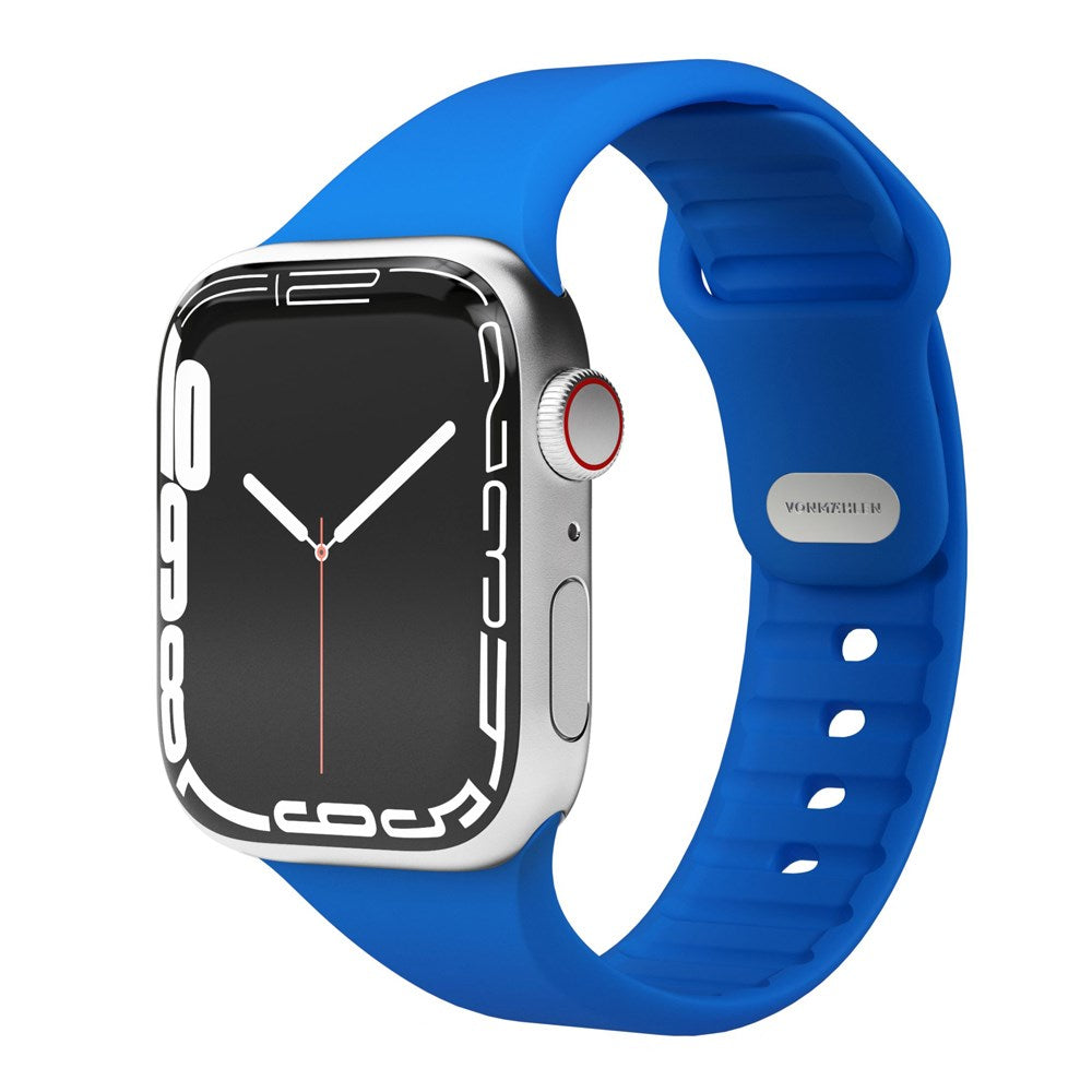 Vonmählen Apple Watch (38/40/SE/41/42mm) Classic Band 2 Resirkulert Silikon Reim - Sky Blå