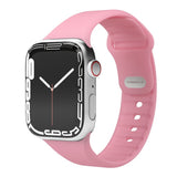 Vonmählen Apple Watch (42/44/SE/45/46/49mm) Classic Band 2 Resirkulert Silikon Reim - Rosa