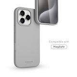 Vonmählen iPhone 16 Pro Max Eco Silikon Deksel - MagSafe Kompatibel - Light Gray