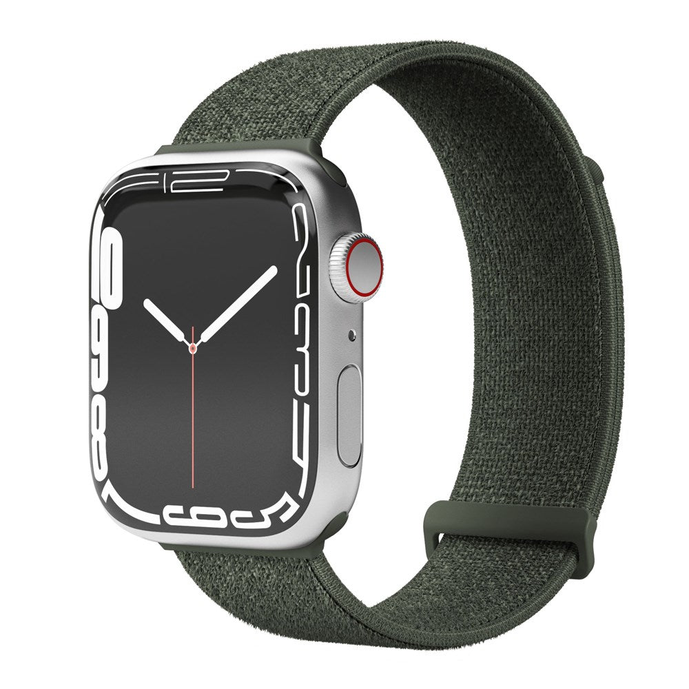 Apple Watch (42/44/45/SE/49mm) Vonmählen Fitness Loop 2 Nylon Klokkerem - Grønn