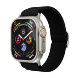 Vonmählen Apple Watch (38/40/SE/41/42mm) Classic Nylon Loop Klokkerem - Black