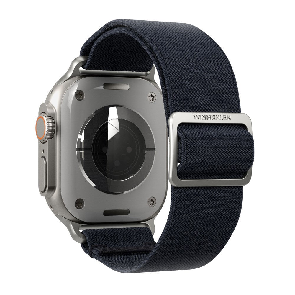 Vonmählen Apple Watch (38/40/SE/41/42mm) Classic Nylon Loop Klokkerem - Navy