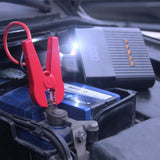 4smarts PitStop+ 8800mAh Powerbank med Kompressor & Lommelykt - Svart