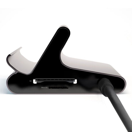 4smarts 7-i-1 USB-C Hub Universal Stativ for Mobil & Nettbrett - Grå