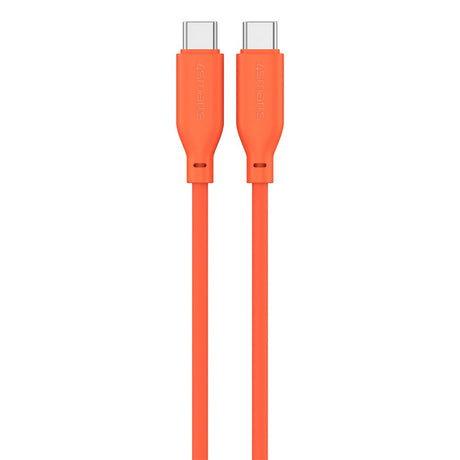 4smarts High Flex USB-C til USB-C-kabel 60W - 1,5 meter - Oransje