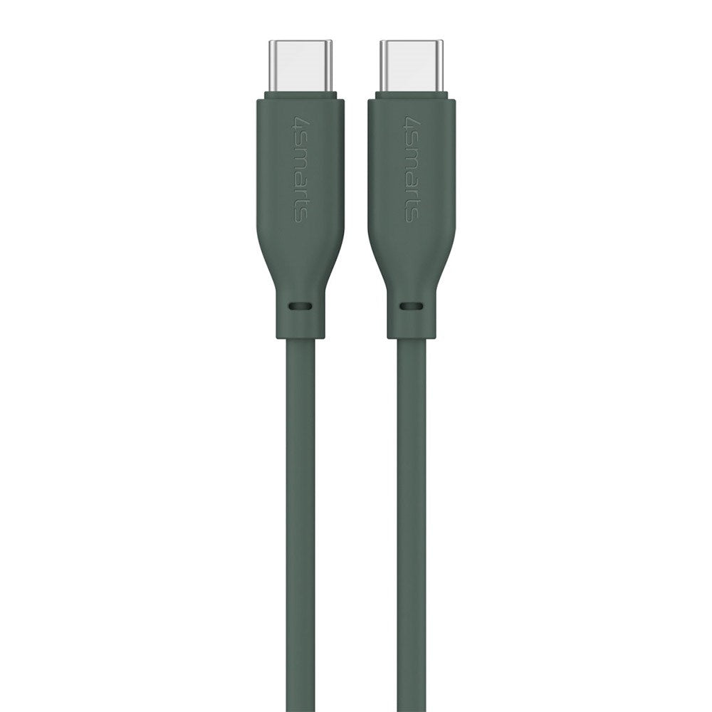 4smarts High Flex USB-C til USB-C-kabel 60W - 1,5 meter - Grønn