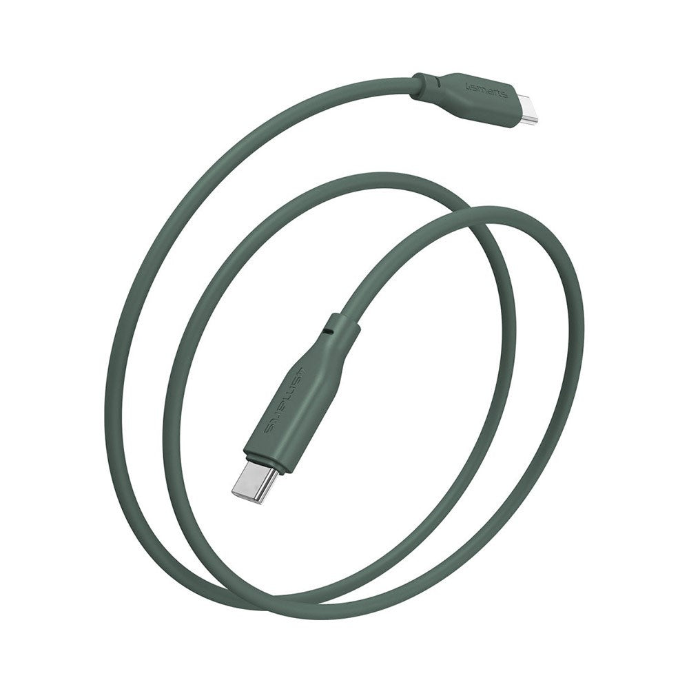 4smarts High Flex USB-C til USB-C-kabel 60W - 1,5 meter - Grønn