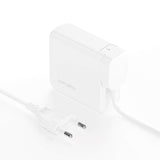 4smarts 100W PD Charger GaN Flex Pro - Vegglader med 1 x USB-A og 3 x USB-C - Hvit