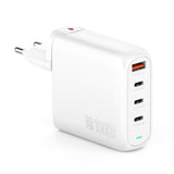 4smarts 100W PD Charger GaN Flex Pro - Vegglader med 1 x USB-A og 3 x USB-C - Hvit