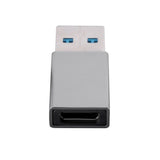 4smarts USB-C til USB-A Adapter - USB 3.0 - 2 stk. - Grå