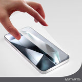 Samsung Galaxy S24 4smarts Second Glass Skjermbeskytter - Case Friendly - Gjennomsiktig