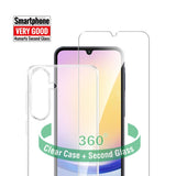 Samsung Galaxy A25 (5G) 4smarts Second Glass X-Pro 360° Protection Set (Deksel + Skjermbeskytter)