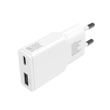 4Smarts PD Slim Vegglader GaN 20W m 1 x USB-C & 1 x USB-A - Hvit