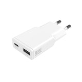 4Smarts PD Slim Vegglader GaN 20W m 1 x USB-C & 1 x USB-A - Hvit