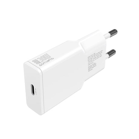 4Smarts PD Slim Vegglader GaN 30W med USB-C - Hvit