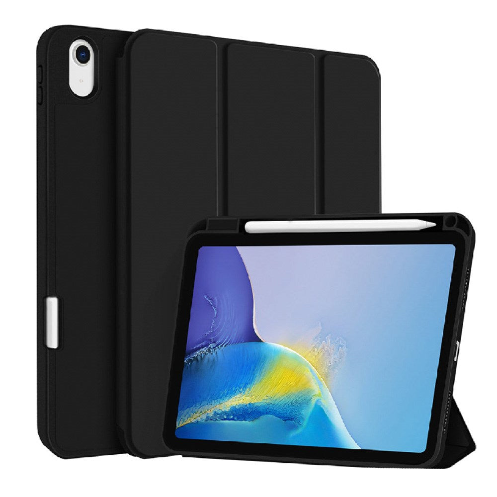 iPad Air 11" (2024) 4smarts Basic Folio Deksel m. Penne Holder - Svart