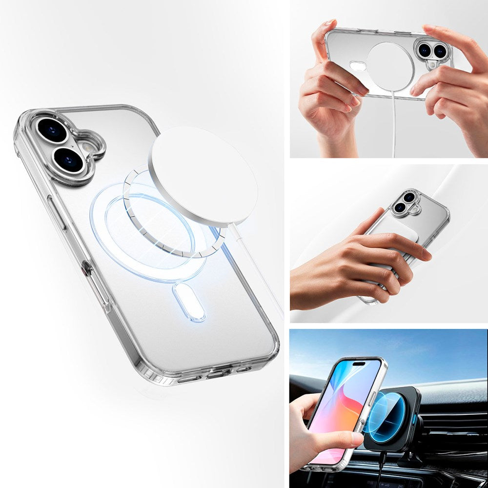 iPhone 16 Plus 4smarts 360° Premium Protection Set (MagSafe Deksel + Skjernbeskyttelse)