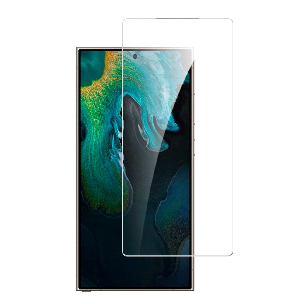 Samsung Galaxy S25 Ultra 4Smarts Skjermbeskyttelsesglass - Case Friendly - Gjennomsiktig