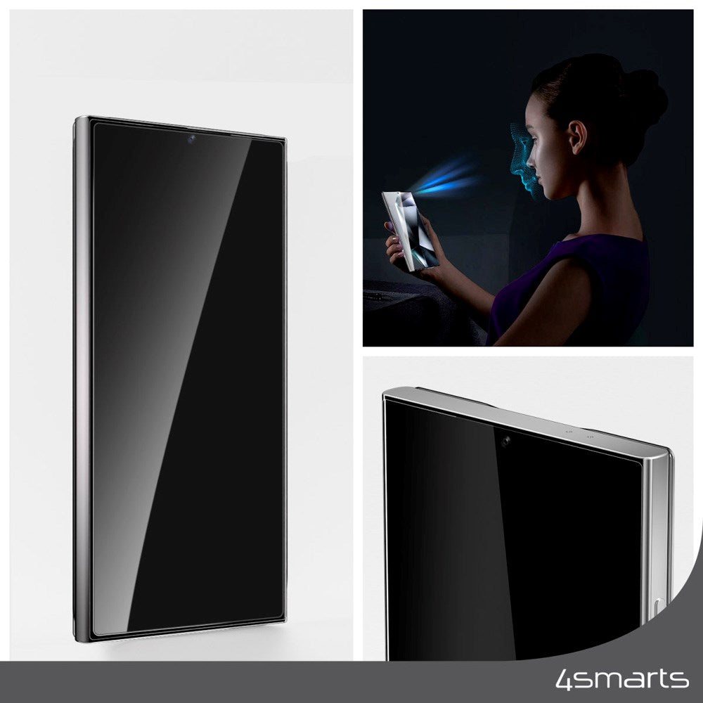 Samsung Galaxy S25 Ultra 4Smarts Skjermbeskyttelsesglass - Case Friendly - Gjennomsiktig