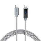 4smarts DigitCord USB-C Kabel 100W - 1.5m - Grå