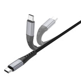 4smarts PrimeCord USB-C til USB-C Kabel 60W - 1.5 m - Svart