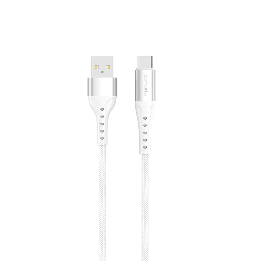 4smarts PrimeCord USB-C til USB-A Kabel 18W - 1.5 m - Hvit
