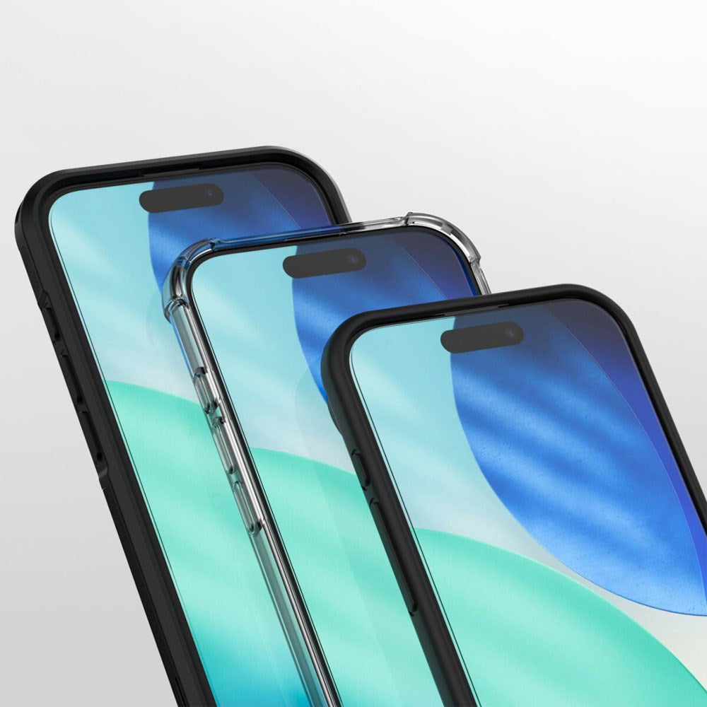 iPhone Air 4Smarts Second Glass Skjermbeskytter med Monteringsramme - Case-Friendly - Gjennomsiktig