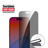 iPhone 17 4Smarts Second Glass Skjermbeskytter med Monteringsramme - Privacy Funksjon - Gjennomsiktig