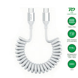 4smarts 100W USB-C til USB-C Kabel – 50 cm – Hvit