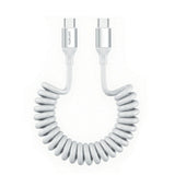 4smarts 100W USB-C til USB-C Kabel – 50 cm – Hvit