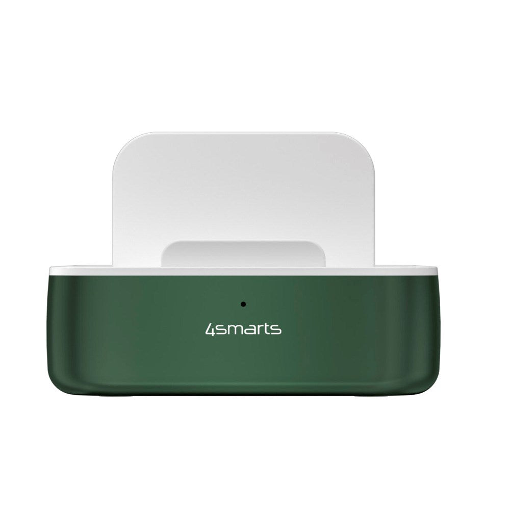 4smarts Ladestasjon m. 9 Lademuligheter - 5x USB-C Kabel & 1x 4-i-1 Multikabel - 100W - Grønn