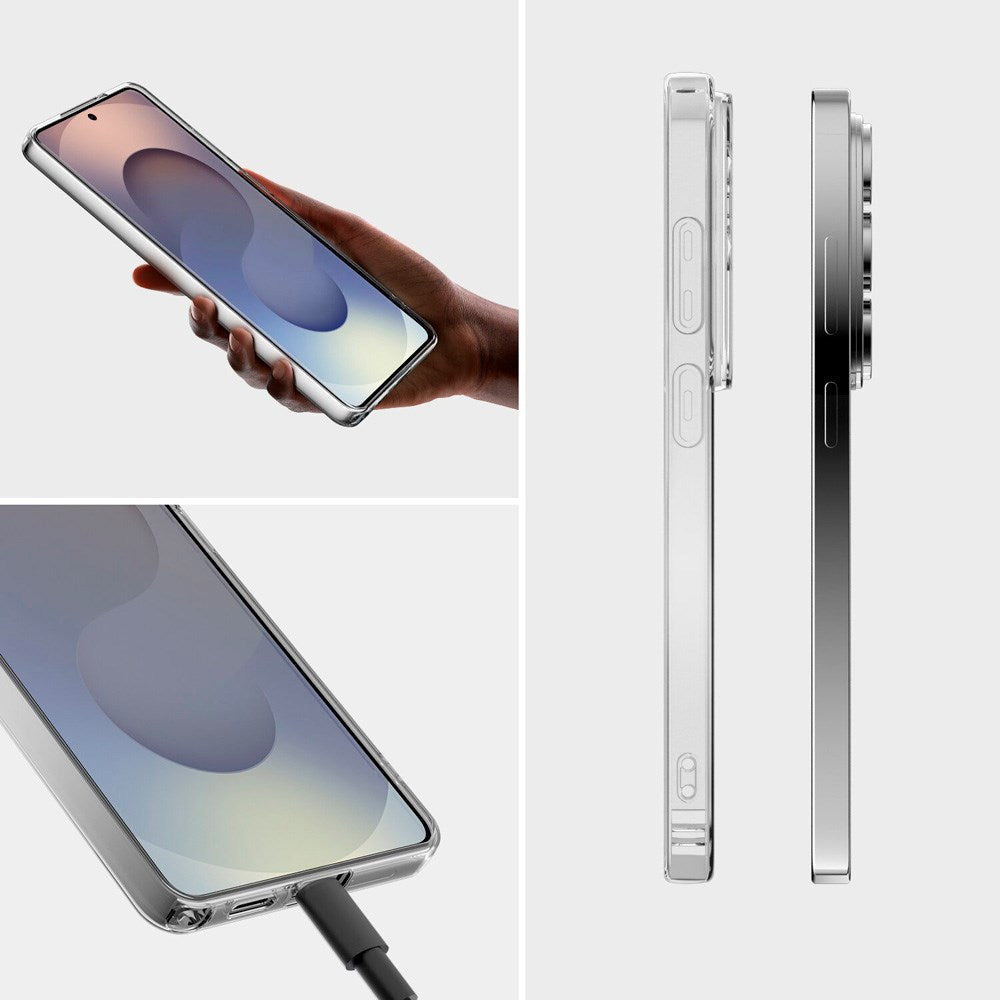 Samsung Galaxy S26 Ultra 4smarts 360° Beskyttelsessett m. Deksel & Skjermbeskyttelsesglass - Gjennomsiktig