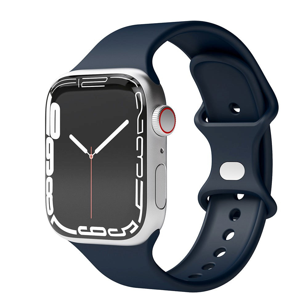 Vonmählen Apple Watch (38/40/SE/41/42mm) Classic Band Band Silikon Reim - Mørke Blå