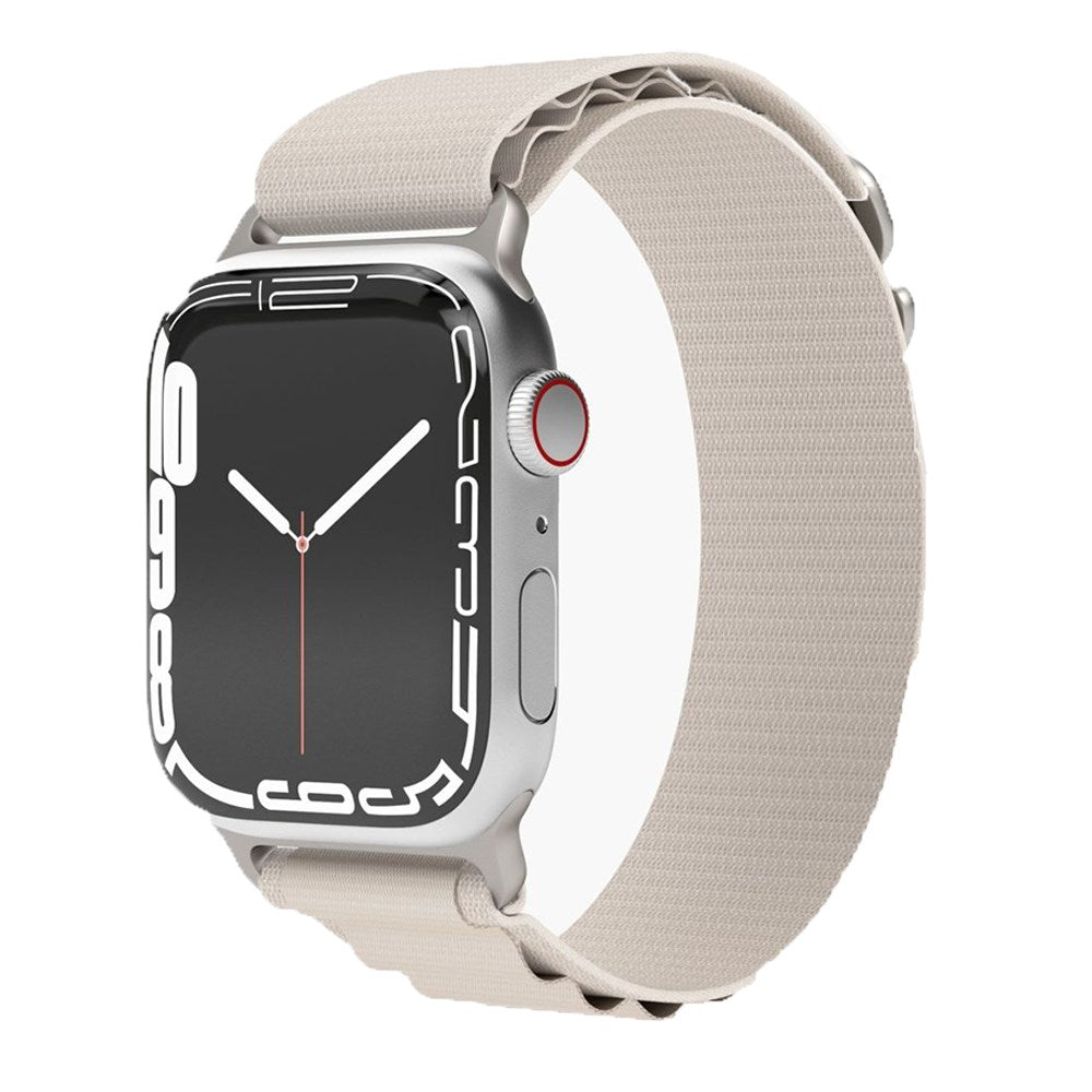 Vonmählen Apple Watch (38/40/SE/41/42mm) Action Loop Nylon Klokkerem - Creme