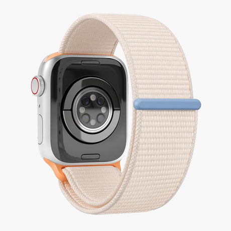 Apple Watch (38/40/SE/41/42mm) Vonmählen Fitness Loop Nylon Klokkerem - Creme