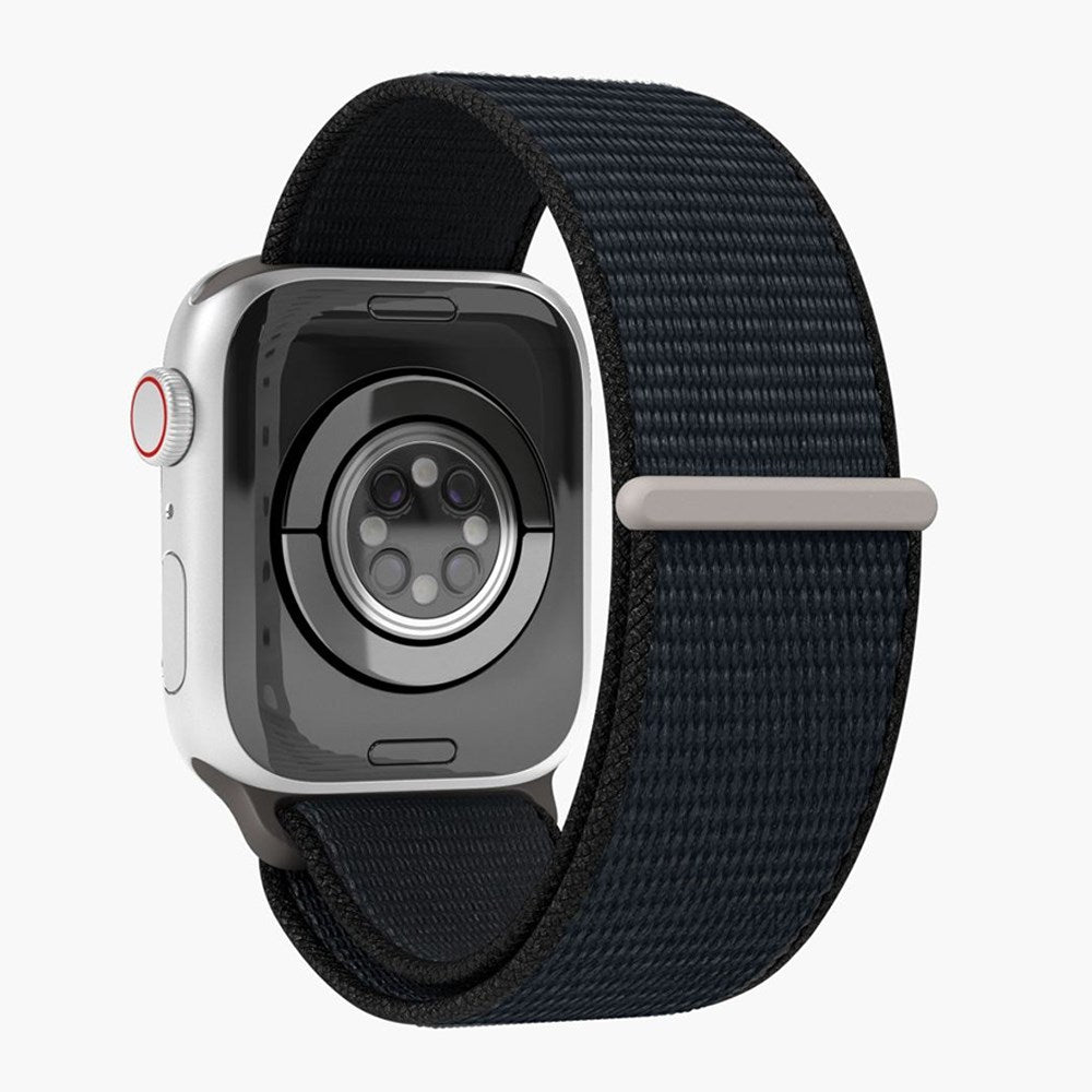 Apple Watch (42/44/45/SE/49 mm) Vonmählen Fitness Loop Nylon Klokkerem - Mørkegrå