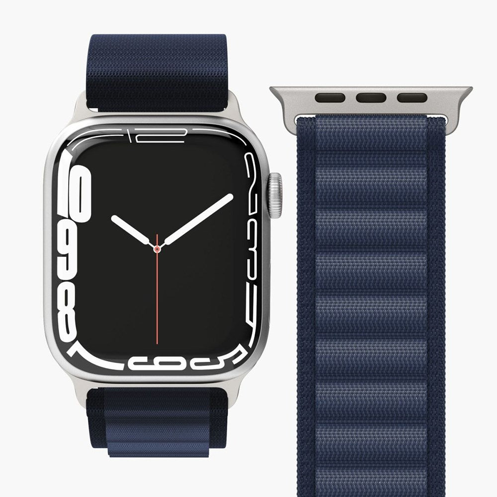 Vonmählen Apple Watch (38/40/SE/41/42mm) Action Loop Nylon Klokkerem - Blå