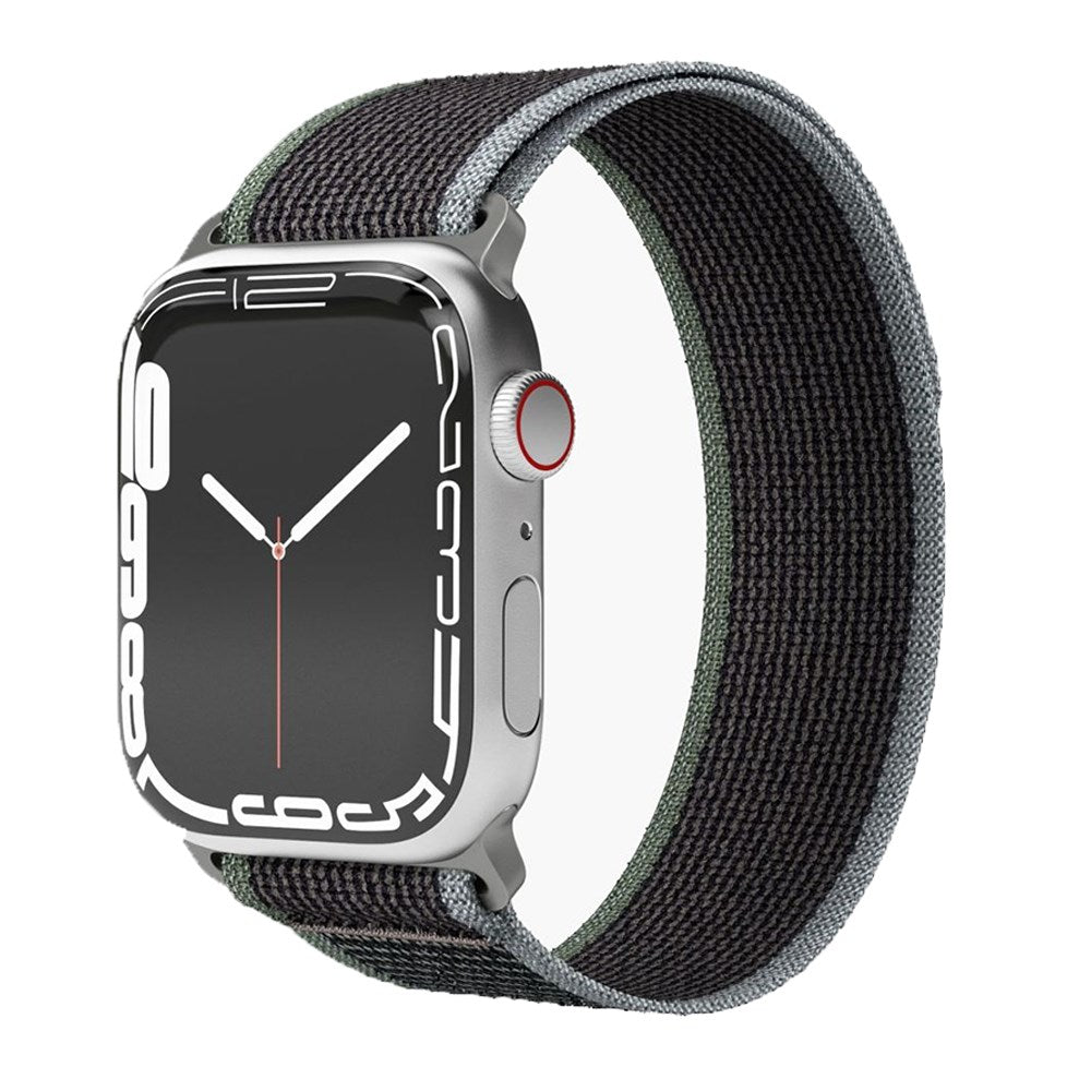 Vonmählen Apple Watch (38/40/SE/41/42mm) Trekking Loop Nylon Klokkerem - Svart / Blå