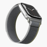 Vonmählen Apple Watch (42/44/45/SE/49mm) Trekking Loop Nylon Klokkerem - Grå / Grønn