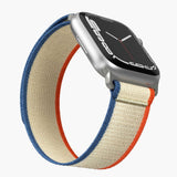 Vonmählen Apple Watch (42/44/45/SE/49mm) Trekking Loop Nylon Klokkerem - Oransje / Beige