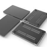 Vonmählen Transparent Case for MacBook Pro M1/M2/M3 16" (2021-2023) - Matt Svart/Gjennomsiktig