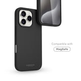 Vonmählen iPhone 16 Pro Max Eco Silikon Deksel - MagSafe Kompatibel - Black