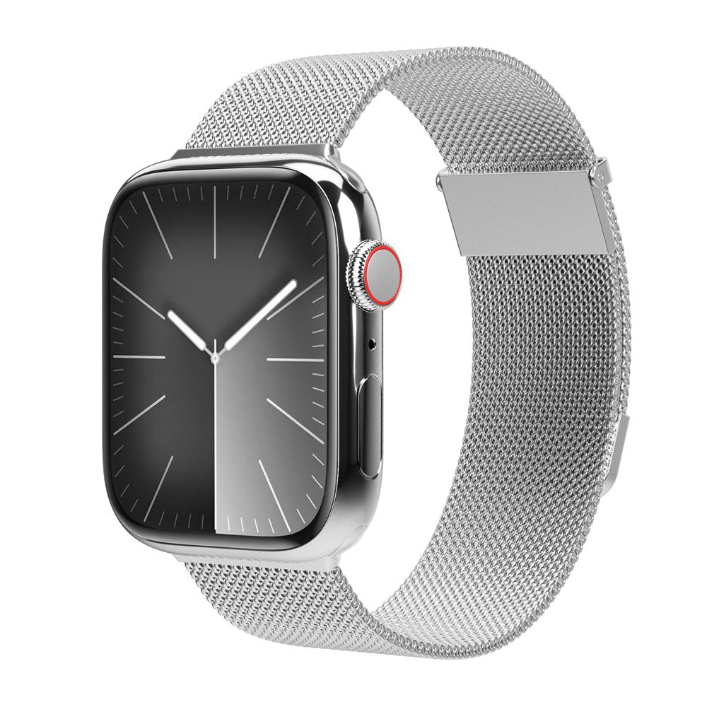 Vonmählen Apple Watch (38/40/SE/41/42mm) Milanese Loop 2 Rustfritt Stål Reim - Sølv