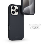 Vonmählen iPhone 16 Pro Eco Silikon Deksel - MagSafe Kompatibel - Navy