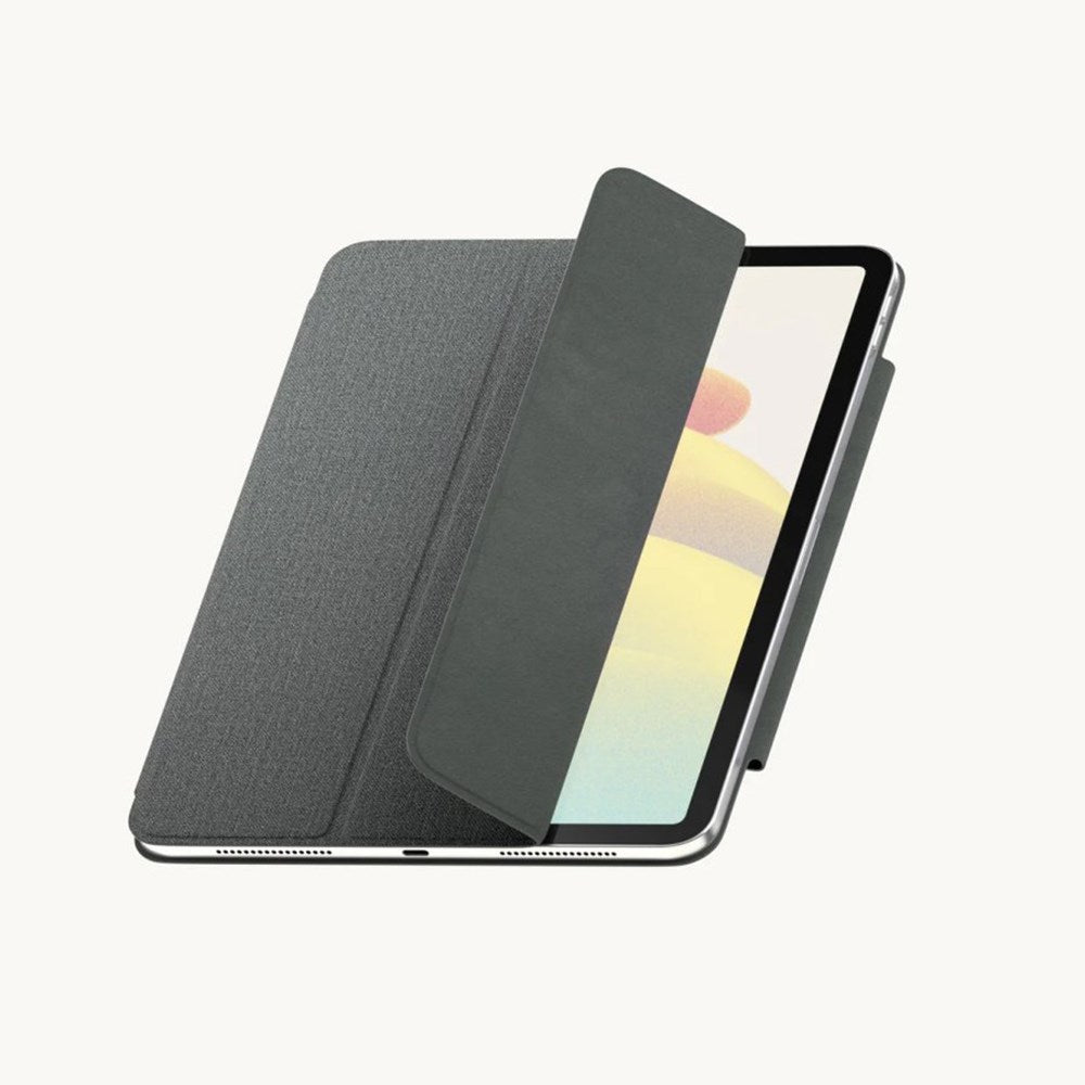 iPad Pro 12.9" (2022 / 2021 / 2020 / 2018) Paperlike+ Folio Bundle med Flipcover, Skjermbeskytter & Stylus Penngrep - Svart / Transparent