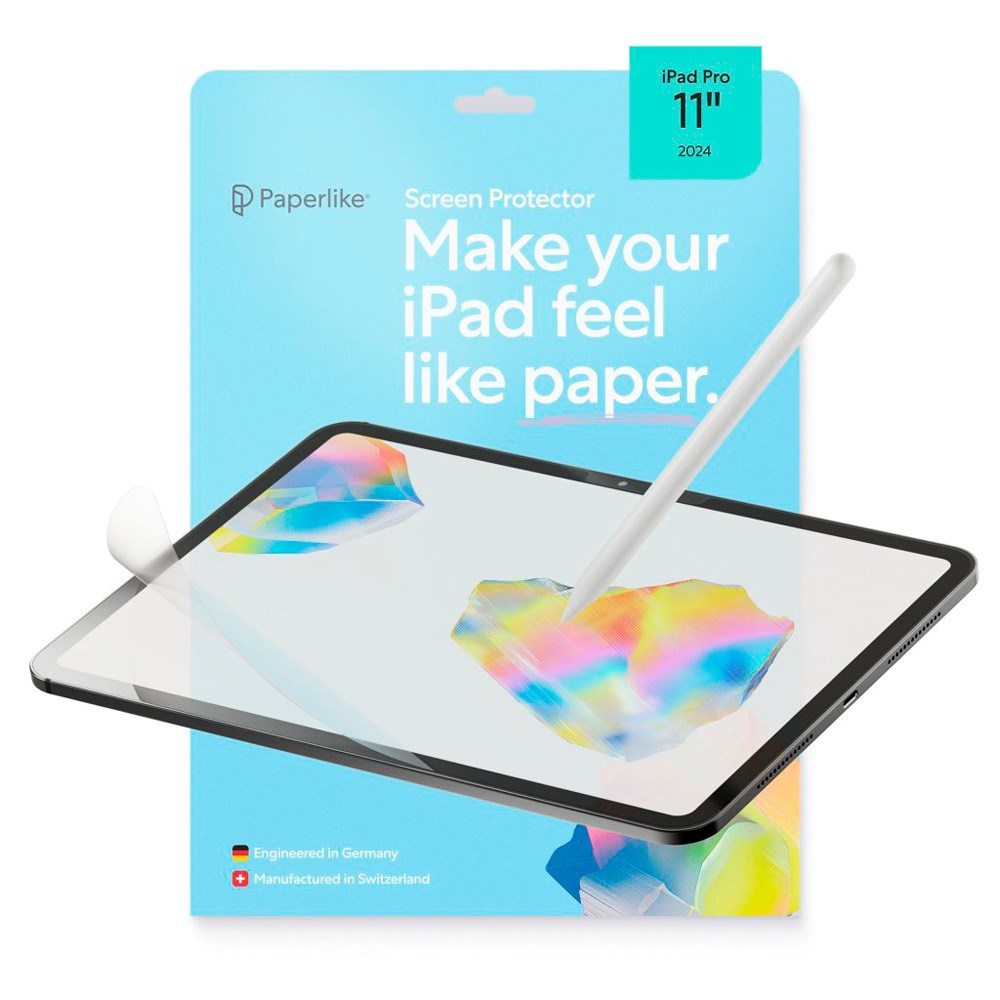 iPad Pro 11" (2025 / 2024) Paperlike 3 Skjermbeskytter - 2 stk - Gjennomsiktig