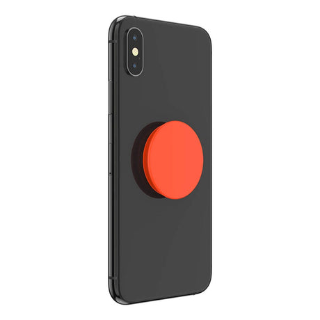 POPSOCKETS PopGrip Neon Electric Oransje avtakbart Grep med Stativfunksjon