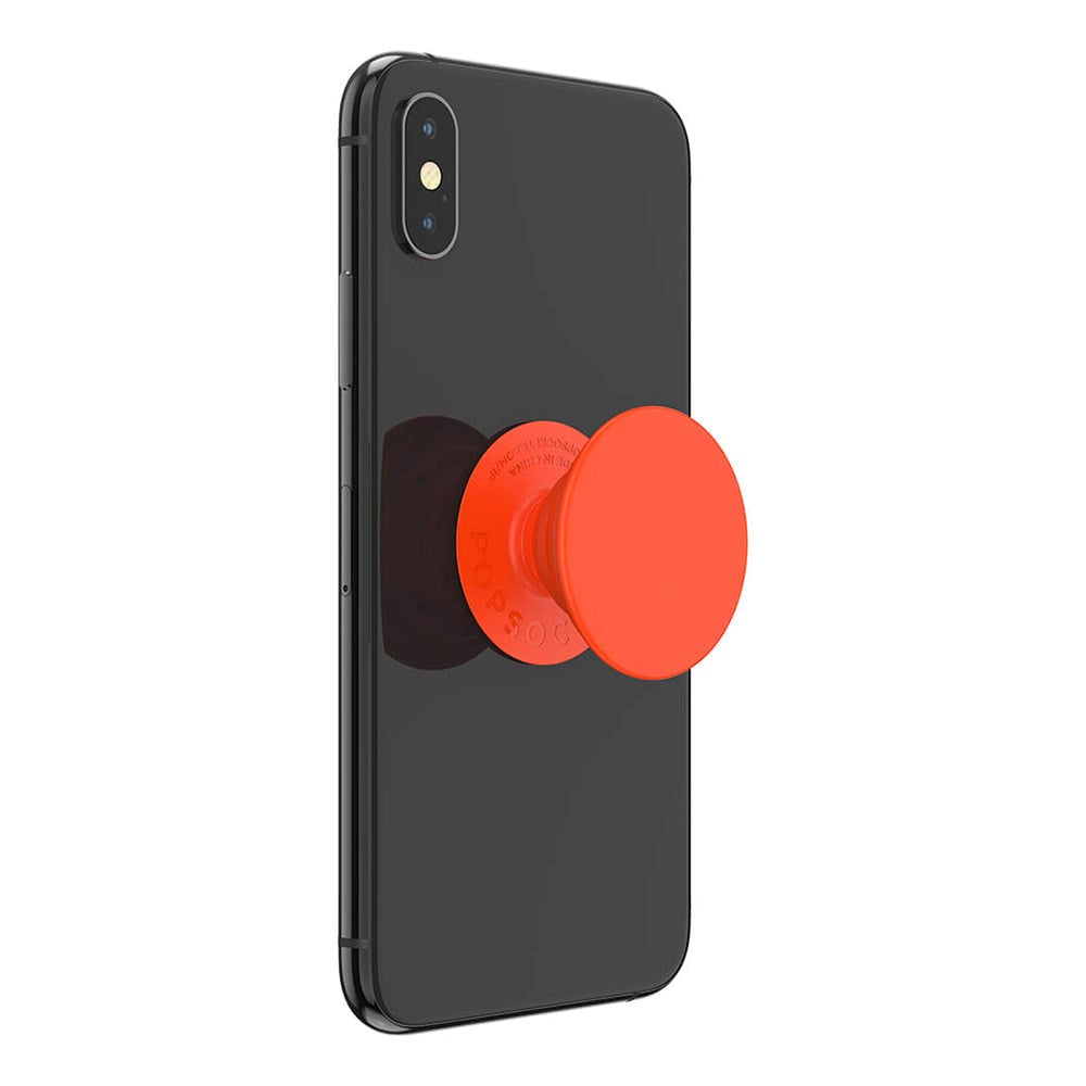 POPSOCKETS PopGrip Neon Electric Oransje avtakbart Grep med Stativfunksjon